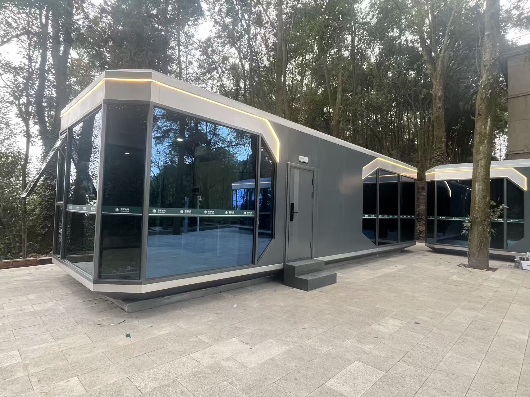 龙泉山材料腐蚀实验基地（模块化实验舱、休息